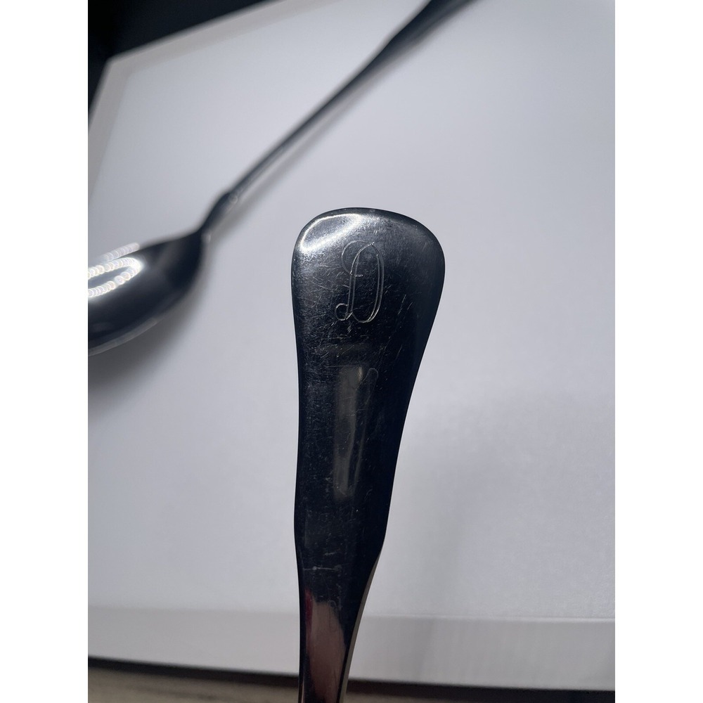 Vintage 1960s Rogers 18/0 Stainless Flatware Cutlery. 10" Serving Spoon & Spork - Picture 13 of 13